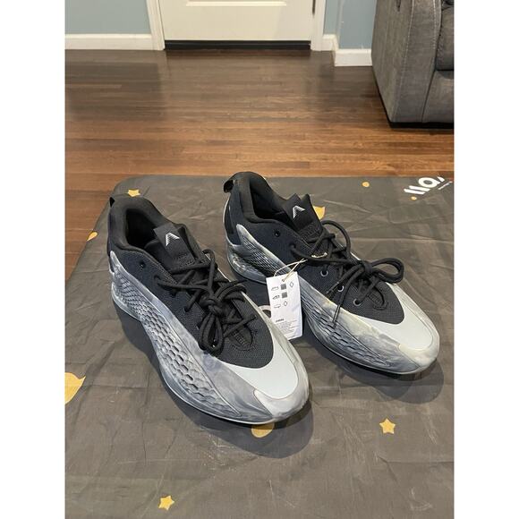 New Men’s Sz 12 Adidas AE 1 Low Ascent Pack MX Grey Black Basketball JI4066 - Picture 4 of 9